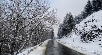 Postcards from a snowy Kashmir