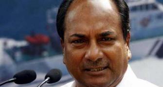 Antony opposes proposal for hiking FDI in defence to 49 pc