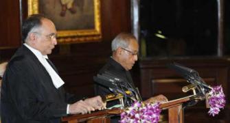 PHOTOS: Pranab Mukherjee sworn-in as 13th President