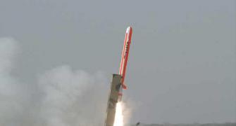 Pix: Pak test fires 700 km-nuke missile that can hit India