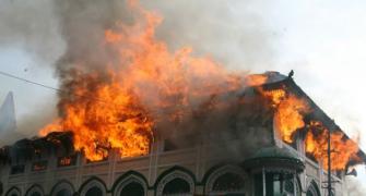 In PHOTOS: 200-year-old Dastageer Sahib shrine gutted