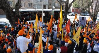 US Sikhs come out in protest against Rajoana verdict