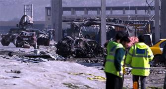 IMAGES: Explosions rock Kabul after Obama leaves, 6 dead