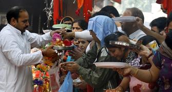 Kashmiri Pandits return home for Khir Bhawani mela