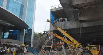 Portion of Mumbai metro bridge collapses, 1 dead, 8 hurt