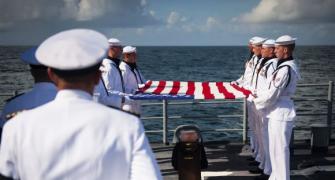 IN PHOTOS: Neil Armstrong now rests at sea