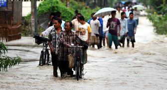 PIX: Flood situation grim in Assam, Kaziranga flooded
