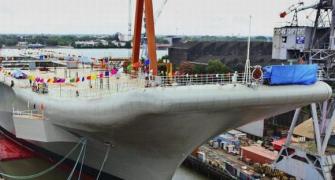 PHOTOS: INS Vikrant, India's first indigenous aircraft carrier, launched