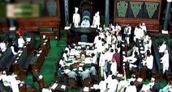 Ugly scenes in Parliament over Telangana, other issues