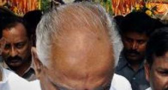 What is holding up Yeddyurappa's return to the BJP?