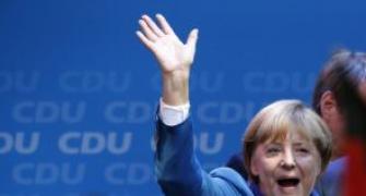 Merkel sworn in as German chancellor for rare third term