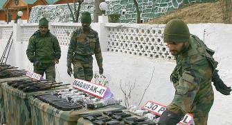 PIX: Army recovers huge cache of weapons near LoC