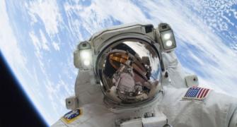 NASA astronaut takes 'super selfie' of the year!