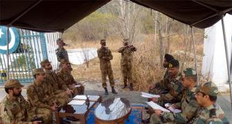 PIX: Pak DENIES role in LoC violence at flag meet