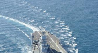 PHOTOS: INS Vikramaditya sets out for final sea trials