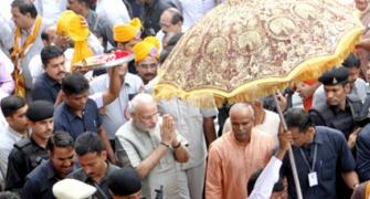 In PHOTOS: Narendra Modi, the crowd-puller at Jagannath Yatra