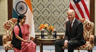 Swaraj meets Biden, Modi visa issue not discussed