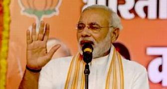 Chairman Modi calls for 'Congress-free Bharat Nirman' 