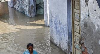 PIX: Yamuna water rising to unprecedented level, 1 drowns
