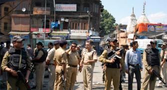In Photos: Militants gun down two policemen in Srinagar