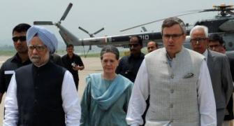 Day after deadly militant attack, PM, Sonia visit Valley