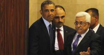 On historic trip, Obama backs sovereign state of Palestine