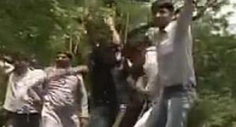 BJP youth activists clash with police in capital