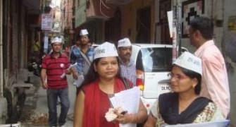 Delhi poll diary: At your service, Aam Aadmi Party