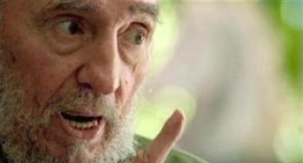 Fidel is alive! Meets Hamid Ansari