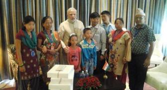 PM Modi plays real life hero for this Nepalese family
