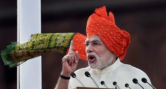 3 new slogans Modi raised at Red Fort