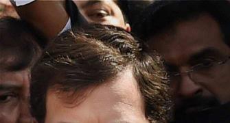 At Parliament, Rahul leads protest, BJP sings bhajans
