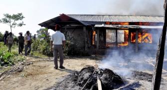 Assam violence: Adivasis retaliate, set fire to Bodo homes