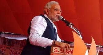 Modi attacks Sonia at Meerut rally; says Cong sows and spews poison