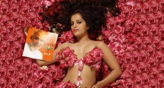 PHOTOS: Bollywood starlet dares to bare for Modi