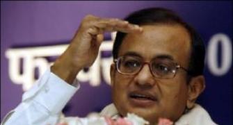 How MPs guarded Chidambaram during his budget speech