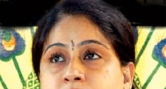 TRS MP Vijaya Shanthi joins Congress