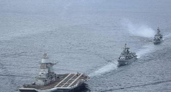 PHOTOS: INS Vikramaditya in Indian waters