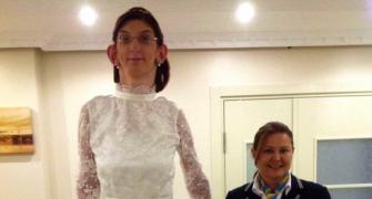 Meet Rumeysa Gelgi, world's tallest teenage girl