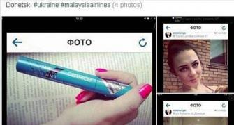 SHOCKING! Woman posts Instagram selfies wearing makeup looted from MH17 crash site