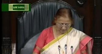 Sumitra Mahajan unanimously elected Speaker of Lok Sabha