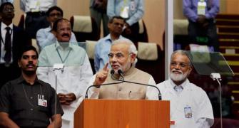 At PSLV launch, PM jokes 'Our Mars mission costs less than film Gravity'