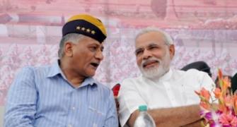 General V K Singh joins BJP, sends notice to Shinde