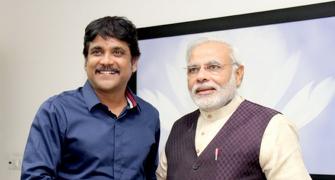 PHOTOS: In superstar Nagarjuna, Modi finds another fan from Tollywood