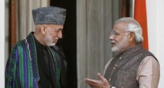 Modi discusses enhancing cooperation, troop withdrawal with Karzai