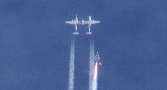 PHOTOS: Virgin's test space craft crashes, pilot killed