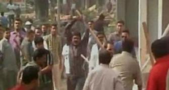 Clashes over signboard: Three injured in Congress-TMC fight