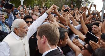 'Modi Express' flagged off in Melbourne amid huge fanfare
