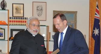 PM gifts Rani Lakshmibai's petition to Abbott