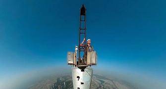 Is this the world's 'highest' selfie?